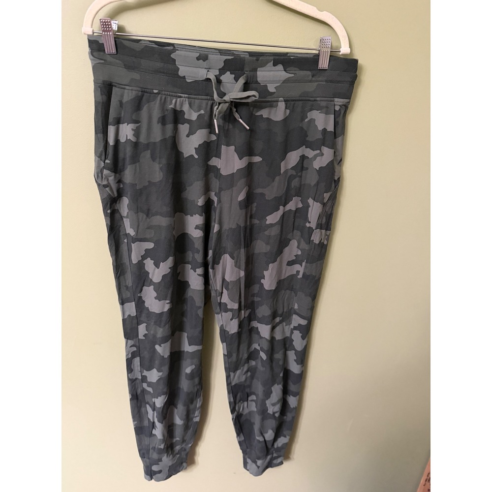 Lululemon Ready to Rulu High Rise Jogger Heritage 365 Camo Med Olive Sz 12